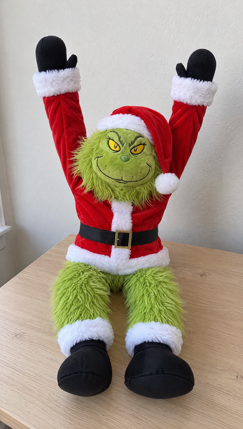 GrumpyHang climbing holiday plush